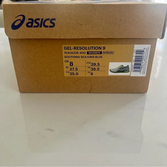 Asics Gel Resolution 9 Tennis Sneaker - Picture 7 of 7